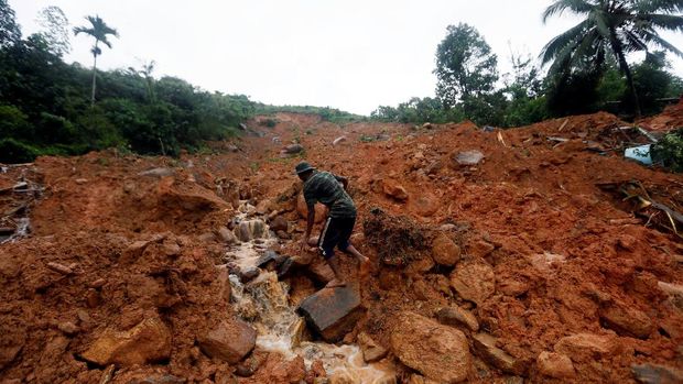 92 Orang Tewas Akibat Banjir dan Tanah Longsor di Sri Lanka