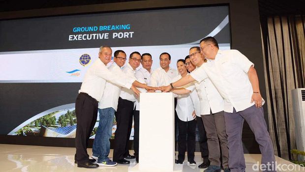 Groundbreaking Dermaga Eksekutif Merak Bakauheni