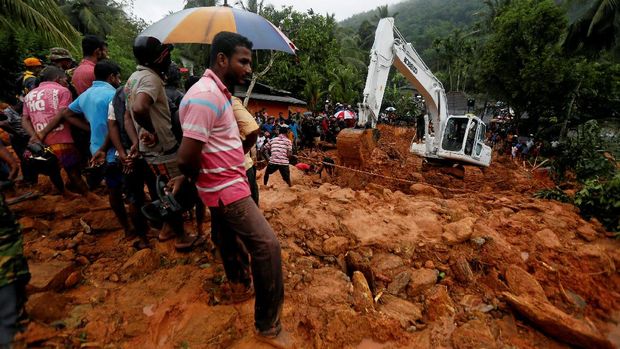 92 Orang Tewas Akibat Banjir dan Tanah Longsor di Sri Lanka