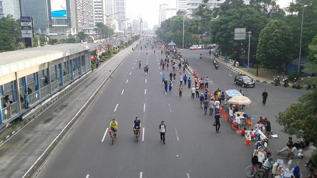 Puasa Tak Halangi Masyarakat untuk Tetap Olahraga di <I>Car Free Day</I>