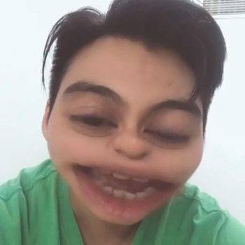 Baim Wong saat tampil sebagai sosok MJ