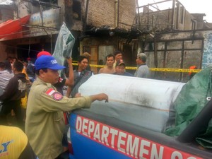 Kebakaran di Senen Jakarta Pusat Hanguskan 16 Unit Rumah