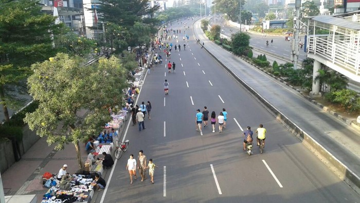 Puasa Tak Halangi Masyarakat untuk Tetap Olahraga di Car Free Day