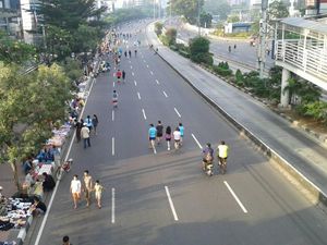 Car Free Day di 10 Kecamatan Jakarta Selatan Masih Situasional