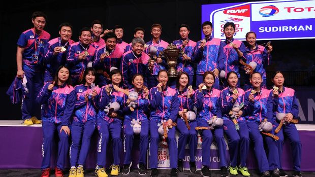 Korea Selatan memastikan diri sebagai juara Piala Sudirman 2017