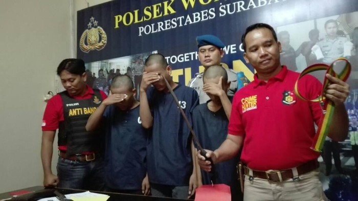Tiga Begal Sadis Ditangkap, Dua Masih di Bawah Umur