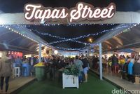 Area makan Tapas Street (Fitraya/detikTravel)