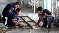 Perbaikan halte tersebut sudah berlangsung sejak Jumat (26/5/2017) lalu. 