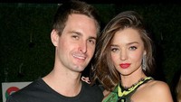 Miranda Kerr dan Evan Spiegel, pasangan yang serasi ya? (Foto: Dok. Instagram/mirandakerr.bigfan)