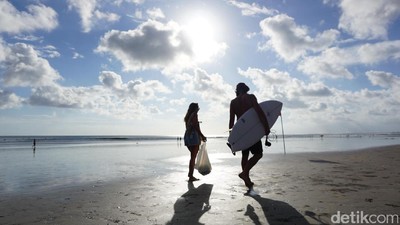 Ramadan di Bali, Ngabuburitnya di Pantai Kuta