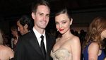 Resmi Menikah, Ini Foto Kemesraan Miranda Kerr dan Evan Spiegel