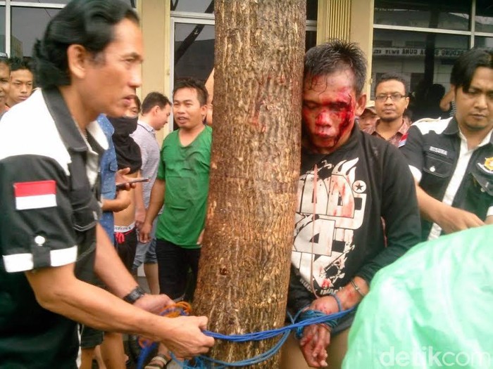 Fauzi Babak Belur Dimassa karena Gagal Curi Motor