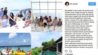 Titi Kamal juga punya perkumpulan yang dinamai Gajebo. Ini posting-an kebersamaan mereka setelah bertahun-tahun kumpul. Foto: Instagram @titi_kamall/@balqis_farah