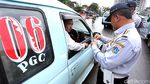 Petugas Gabungan Gelar Razia di Jalan Otista Raya