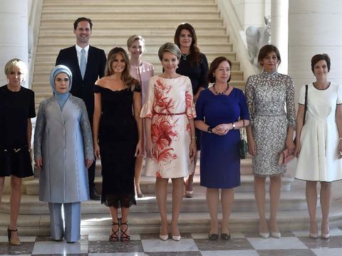 Foto: Adu Gaya Melania Trump Vs. Brigitte Macron di Konferensi NATO