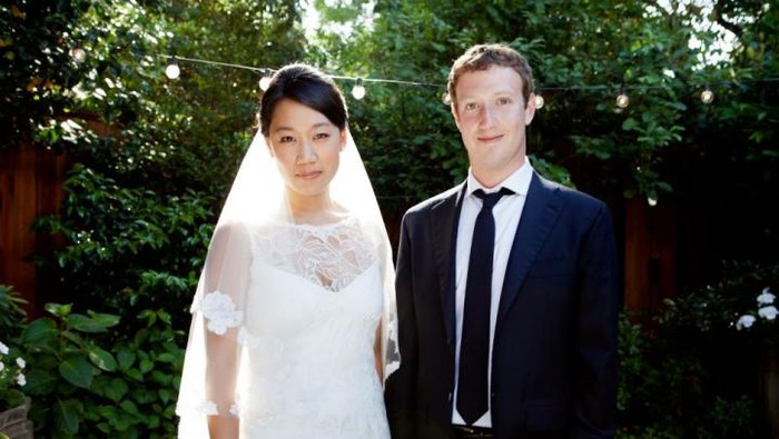 Mark Zuckerberg dan sang istri, Priscillia Chan (dok. Facebook) Mark Zuckerberg dan sang istri, Priscillia Chan (dok. Facebook)