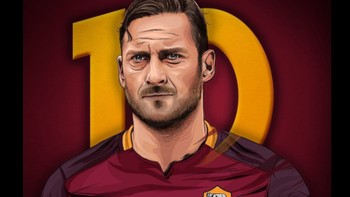Figur Totti memang tak tergantikan di klub serigala ibu kota tersebut. Foto: dok. Istimewa
