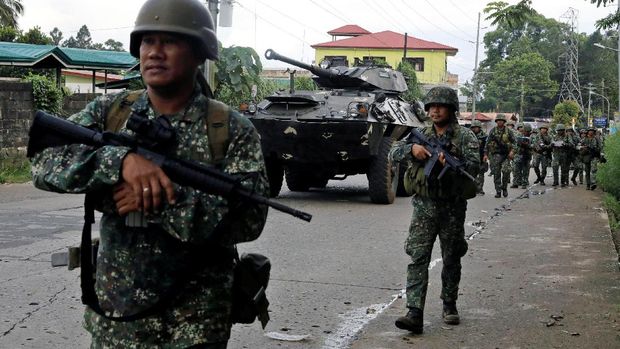 Perang di Marawi. 