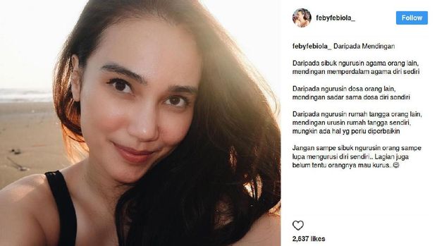 Disalahkan Atas Perceraian Orangtua Petra Sihombing, Ini Kata Feby Febiola