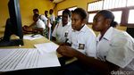 Percaya Gak Percaya! UN Berbasis Komputer di Merauke