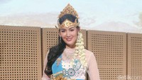 Maria Selena pun mengaku ketagihan untuk bermain di pentas teater. Pool/Ismail/detikFoto.