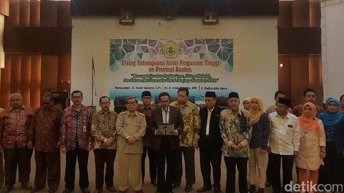 Jaga Persatuan, Kampus Se-Banten Deklarasi Antiradikalisme