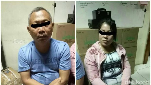  Pasutri yang ditangkap polisi di Cilincing