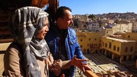 Di maroko juga terdapat Chouara Tannery, tempat penyamakan kulit tertua dan terbesar di Afrika. Tempat penyamakan kulit kuno ini sudah berusia ribuan tahun dan dikelola turun-temurun oleh kelompok pedagang kulit di Fez. Pool/Jazirah Islam Trans7.
