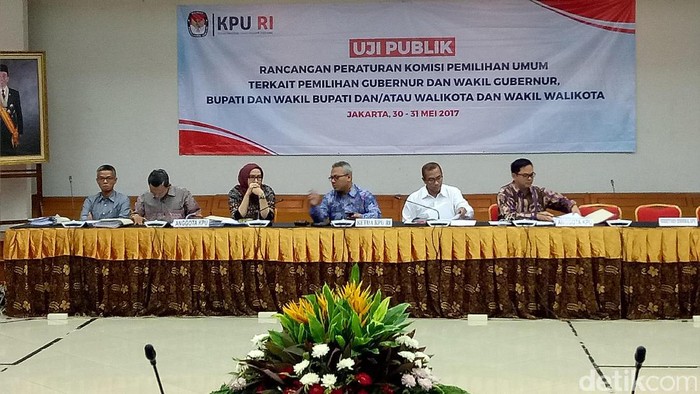 KPU Uji Publik Rancangan Aturan Jelang Pilkada 2018