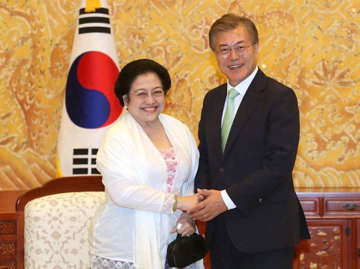 Bertemu Presiden Korsel, Megawati Diminta Berperan Satukan Korea