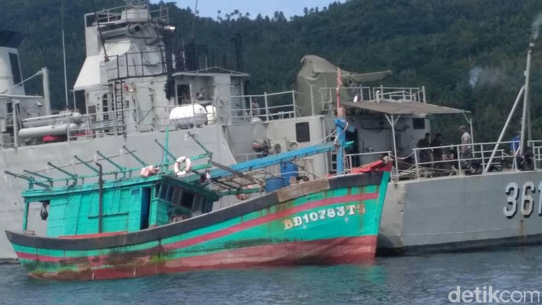 Curi Ikan di Laut Natuna Kapal Vietnam Ditangkap TNI AL