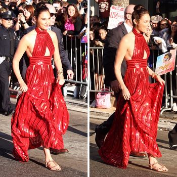 Gal Gadot Pakai Sandal  Murah ke Acara Premiere Wonder 