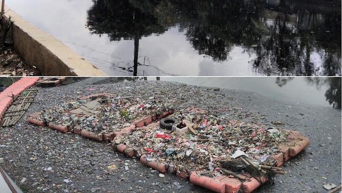 Wajah Kali Sekretaris Kini: Dikotori Sampah dan Bau Menyengat