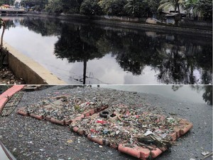 Wajah Kali Sekretaris Kini: Dikotori Sampah dan Bau Menyengat