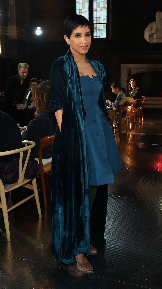 Princess Deena Abdulaziz attends the Gabriela Hearst fashion show during New York Fashion Week at High Line Hotel, The Refectory on February 14, 2017 in New York City.  (Photo by Ben Gabbe/Getty Images)