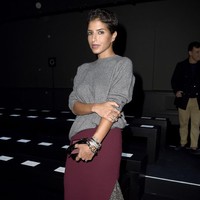 Princess Deena Aljuhani Abdulaziz attend the Moncler Gamme Rouge  show as part of the Paris Fashion Week Womenswear Spring/Summer 2015 on October 1, 2014 in Paris, France.  (Photo by Pascal Le Segretain/Getty Images)