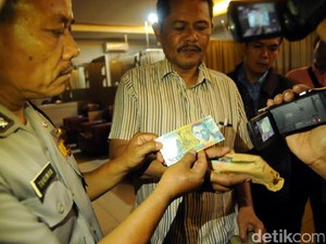 Razia, Polisi Dapati Pria Bawa Segepok Uang Brasil Diduga Palsu