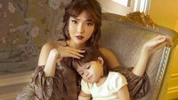 Ini pose Gisel dan Gempita ketika pemotretan bareng. Foto: Instagram @gisel_la