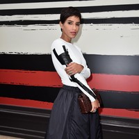 Princess Deena Aljuhani Abdulaziz attends the Sonia Rykiel show as part of the Paris Fashion Week Womenswear Spring/Summer 2015 on September 29, 2014 in Paris, France.  (Photo by Pascal Le Segretain/Getty Images)
