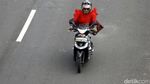 Pemotor yang Tak Kapok Lewat JLNT Kasablanka