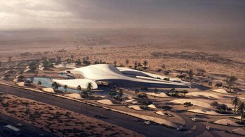 Beeah Headquarters, Sharjah, di Uni Emirat Arab. (Foto: Dok. Zaha Hadid)