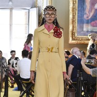 A model walks the runway at the Gucci Cruise 2018 show at Palazzo Pitti on May 29, 2017 in Florence, Italy.  (Photo by Pietro DAprano/Getty Images)