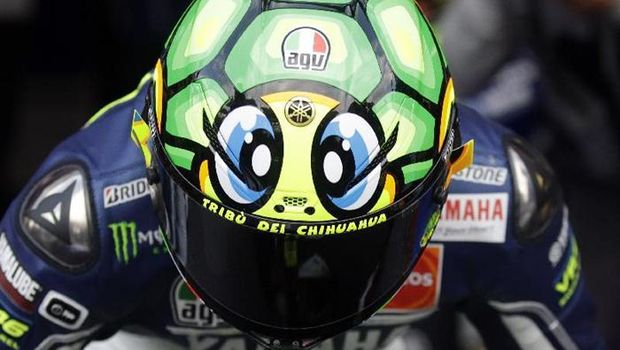 Helm-helm Valentino Rossi di Mugello