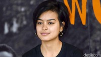 Eva Celia saat ditemui di kawasan Menteng, Jakarta Pusat, Selasa (30/5/2017). Pool/Noel/detikFoto.