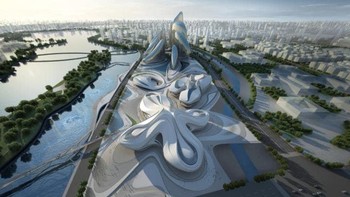 Changsha Meixihu International Cultural Center, China. (Foto: Dok. Zaha Hadid)