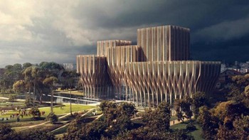 Sleuk Rith Institute, Kamboja. (Foto: Dok. Zaha Hadid)