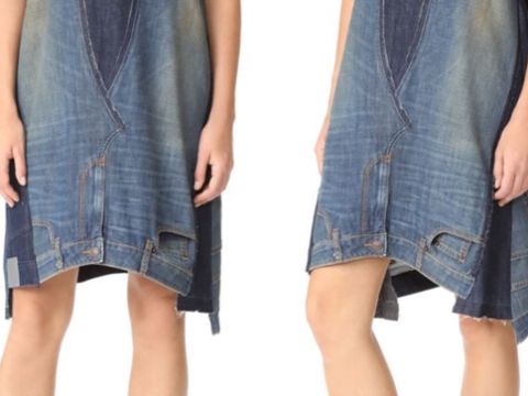 Uniknya Dress Seharga Rp 6 Juta yang Dibuat dari Celana Jeans