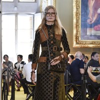 A model walks the runway at the Gucci Cruise 2018 show at Palazzo Pitti on May 29, 2017 in Florence, Italy.  (Photo by Pietro DAprano/Getty Images)