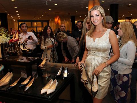 Ivanka Trump saat peluncuran label fashionnya. 