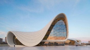 Heydar Aliyev Center di Baku, Azerbaijan. (Foto: Dok. Zaha Hadid)